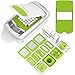 Vegetable Chopper - LOVKITCHEN Vegetable Grater with 11 Interchangeable Stainless Steel Blades - Heavy Duty Multi Fruit Cheese & Onion Chopper Dicer Kitchen Cutter