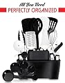Dreaming About All Your Kitchen Tools Organized? COMPLETE 22 Stainless Steel Home Kitchen Tools and Gadgets Set + Tools Holder by GR Kitchen