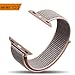 amBand Apple Watch Sport Loop Band 42mm, Lightweight Breathable Nylon Replacement Band for Apple Watch Nike+, Series 1, Series 2, Series 3, Sport, Edition-Pink Sand