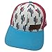 Ariat Brand Youth Girls Multi-Color Cactus Pattern Snapback Hat - 1519105