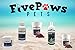 Five Paws Essential Vitamins for Dogs with Glucosamine Chondroitin & MSM Daily Vitamin with Excellent Joint and Mobility Support Low Dosage 2 Plus Months Supply/60 Count