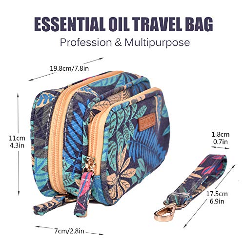 Essential Oils Bag, Durable Canvas Portable Carrying Cases, for