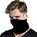 Toes Home 5PCS Outdoor Magic Headband Elastic Seamless Bandana Scarf UV Resistence Sport Headwear (All Black 5 Pack)
