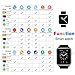 Smart Watch,Bluetooth Smartwatch Touch Screen Wrist Watch with Camera/SIM Card Slot,Waterproof Smart Watch Sports Fitness Tracker Android Phone Watch Compatible with Android Phones Samsung Huawei