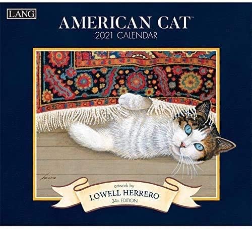 2021 The Lang American Cat Wall Calendar
