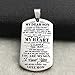 FAMILY GIFTS SHOP to My Son Never Forget That I Love You. Mother to Son Gift. Son Jewelry