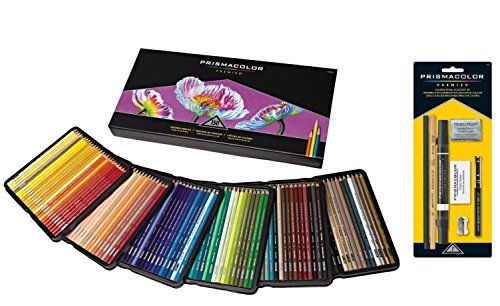 Prismacolor Premier Colored Pencils, Soft Core, 150-Count With Prismacolor Colored Pencil Accessory Set, 7-Piece