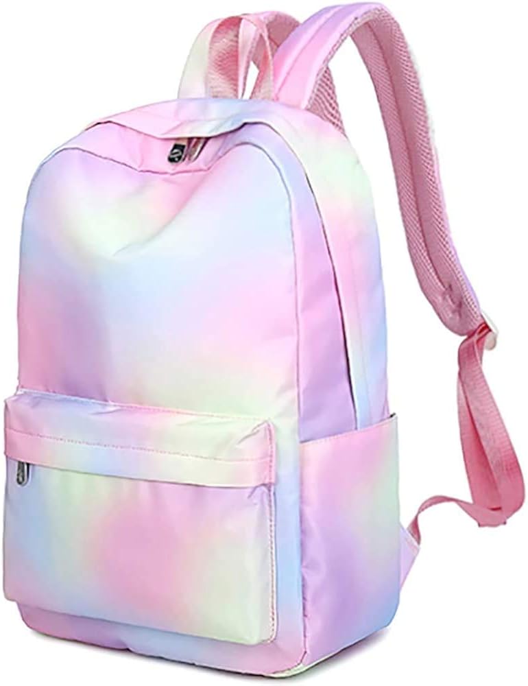 Yinitoo Rainbow Laptop Backpack Kids School Bag Gift for Teen Girls