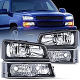 Nilight Headlight Assembly for 2003 2004 2005 2006