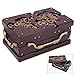 K Exclusive Rectangle Steampunk Trinket Box | Unique Design | For Jewelry and Personal Effects | Great for Home Decor and Display | Outer Dimensions 3.5
