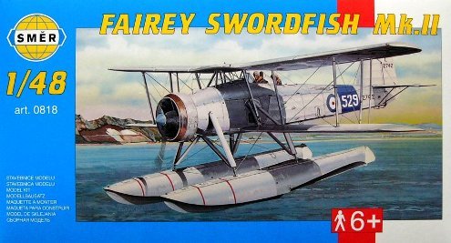 Smer Fairey Swordfish Mk II Floatplane (1/48 Model kit, 0818)