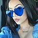 JOJO'S SECRET Oversized Square Sunglasses Metal Frame Flat Top Sunglasses JS009 (Gold/Transparent Red+Gold/Pink, 2.48)