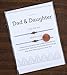 Dad Daughter Greeting Card Matching Wish Bracelet Set Father's Day
