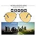 Mens Womens Classic Retro Night Vision Polarized Yellow Driving Glasses Anti-glare Rain Day Sun Glasses