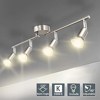 4 Way Straight Bar Ceiling Spotlight Rail Led Ceiling Lights