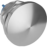 APIELE 22MM Momentary Push Button Switch Mushroom Head Push Button IP65 Waterproof 12V 24V 36 DC 110V 250V AC 5A SPST (22mm,