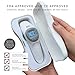 Zoe+Ruth Non Contact Forehead Thermometer for Adults, Kids and Baby, No Touch Digital Infrared Fever Alert. Instant Read. Protective Plastic Case Included.