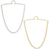 2 Pc Men's Tie Chain Gift Boxed