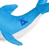 Petface Planet Devi Dolphin Eco Friendly Plush Dog Toy view 3