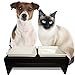 ProsperDog Elevated Dog Dish Pet Food Bowls With Stand, Raised Ceramic Cat Dishes Holder Set, Pet Feeding Station