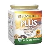 Sunwarrior - Classic Plus, Raw Organic Plant Based Protein … (Natural, 20 Servings (1.1 lbs))