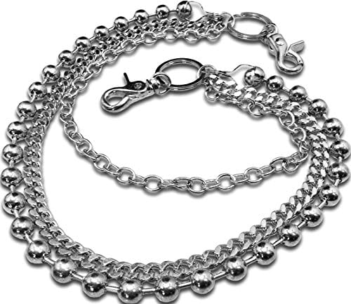 Luna Sosano's Premium Tassel Chain &amp; Jean Chain - Premium Ball Chain - Silver