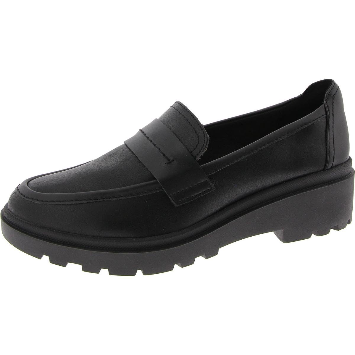 Photo 1 of ***CORRECT ITEM****Clarks Women's Calla Ease Loafer Flat, Black Leather, 8