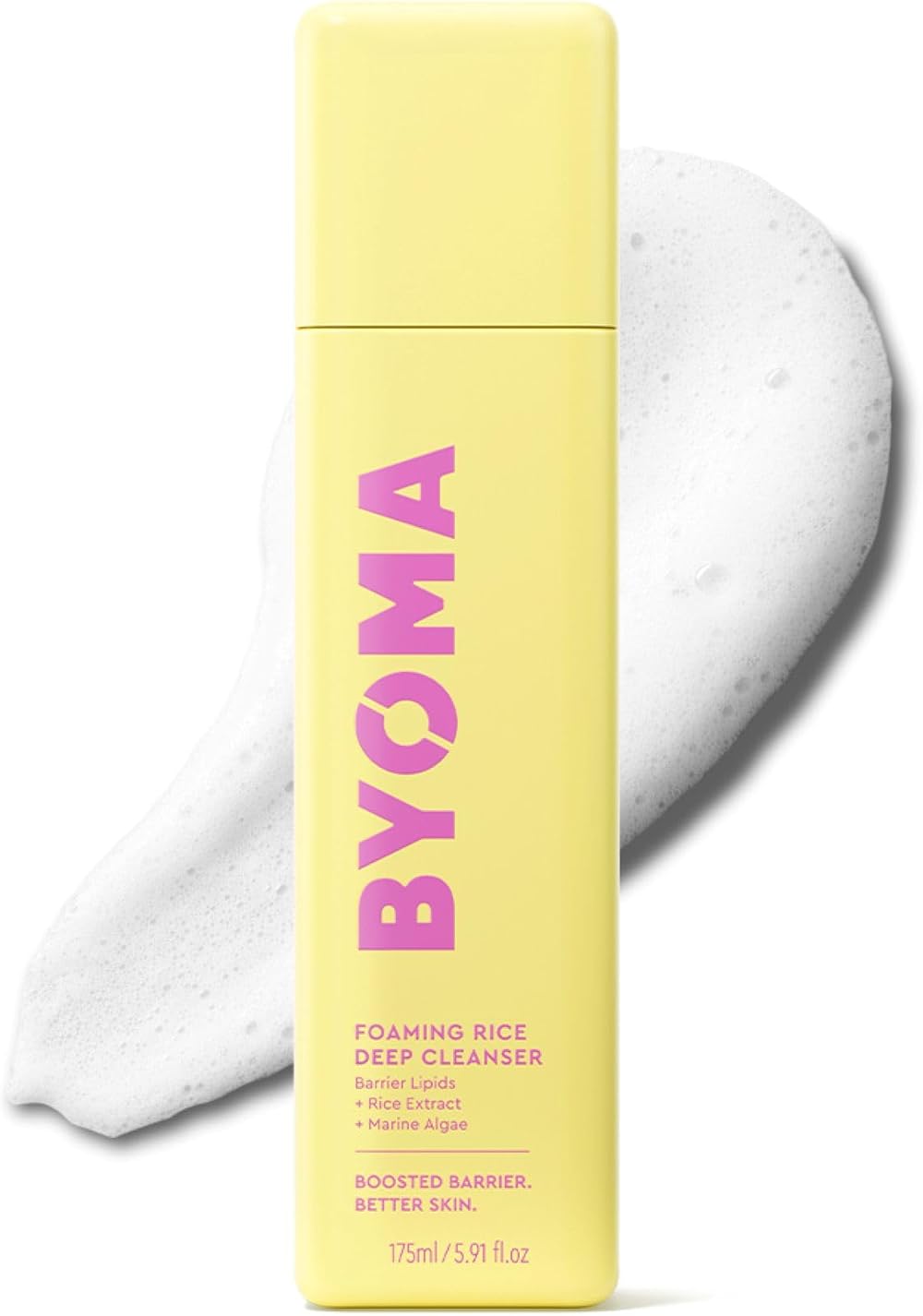 BYOMA Foaming Rice Deep Cleanser 175ml Hydrating Gel to Foam