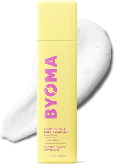 BYOMA Foaming Rice Deep Cleanser 175ml Hydrating Gel to Foam