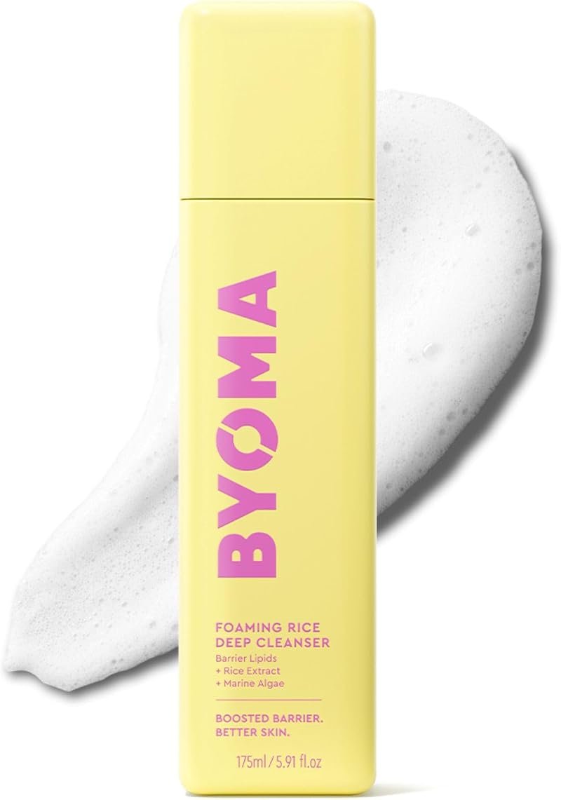 BYOMA Foaming Rice Deep Cleanser 175ml Hydrating Gel to Foam