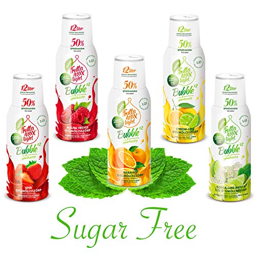 4 x 500ml LIGHT Fitness-Sirup Himbeere-Erdbeere-Orange-Zitrone-Limette von Frutta Max | Zuckerfrei | mit Stevia | 60% Fruchtanteil – Bild 8