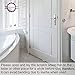 IN HAND Deluxe Pet Door Scratch Shield, Heavy Duty Flexible Door Guard Cover Protect Your Doors & Walls, Large Clear Door Scratch Protector (36.5