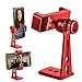 Ulanzi ST-04 Aluminum Phone Tripod Mount Adapter Vertical Video Bracket Cell Phone Clip 360 Degree Smartphone Video Tripod Clamp Compatible for iPhone Xs X Samsung Android Instagram IGTV Livestream