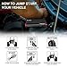 Audew Portable Jump Starter, 13800mAh Car Jumper, 500A Auto Battery Booster, Battery Jumper with Aluminum Alloy Shell & Upgraded Smart Jump Cable (Up to 5L Gas or 3L Diesel Engine)