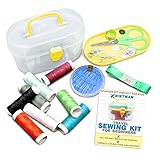 Kristman Beginners Travel Sewing Kit with Portable Case Has All the Supplies You Need