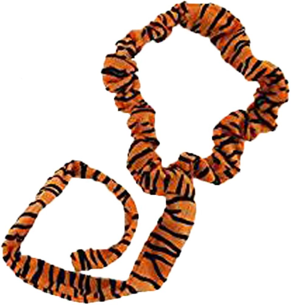 Amazon Com Plush Striped Tiger King Of The Jungle Costume Ears Headband And Tail Set Black Orange Clothing