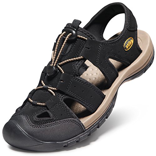 ATIKA Men's Outdoor Hiking Sandals, Lightweight Trail Walking Sandals