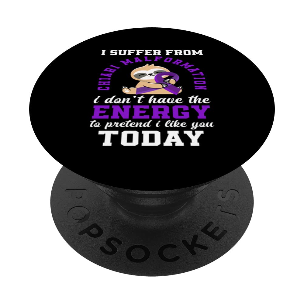 I Suffer From Chiari Malformation Awareness PopSockets Swappable PopGrip