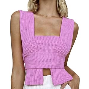 Vrouwen onregelmatig vest DIY gebreide trui vest Y2k gebreide jas Crop Tank Top meerdere stijlen van dragen