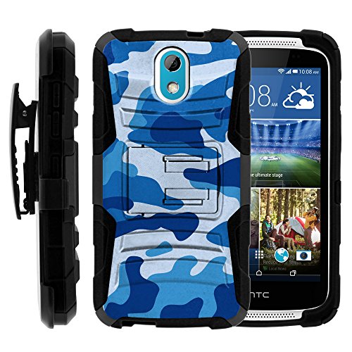 Htc desire 526 case, htc desire 526 holster, two layer hybrid arm…
