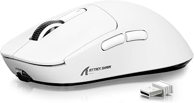 ATTACK SHARK X3 49g Wireless Wired Gaming Mouse PixArt 3395 26000 DPI