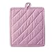 DII 100% Cotton Solid Chambray Kitchen Set, Potholders, Rose, 2 Piece