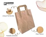 FR Enterprises Large Brown Paper Bags with Handles 750 Count 10x12x3.5 view 2