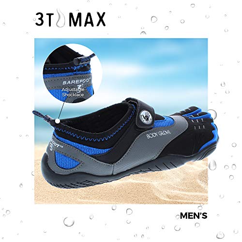 Body Glove Men's 3t Barefoot Max Water Shoe Black/dazzling Blue 12 for