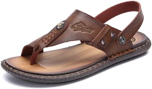 BLACK ELL Flip Flops Sandal Zapatos de Playa y Piscina,Chanclas Hombre