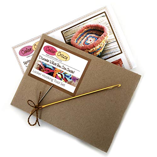 Locker Hooking Tool Set with Free Pattern