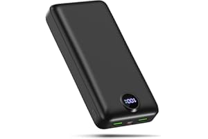 Power Bank Fast Charging 50000mAh 22.5W Portable Charger USB C Quick Charge with 3 Outputs & 2 Inputs LED Display Huge Capaci