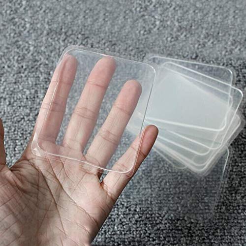 MSOO Sticky Silicone Gel Pads Clear Anti-Slip Gel Pads Auto Gel Holders (6PCS)