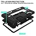 Samsung Galaxy Tab E 8.0 Case,KAKA[Kickstand Features][Shock Absorption]Three-Layer Heavy Duty Rugged Armor High Impact Resistant Bumper Protective Case Cover for Samsung Galaxy Tab E 8.0
