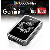 LAMTTO Wireless CarPlay Adapter with Gemini AI and Google Play, 4GB+32GB | Download Streaming Apps, Games, OTA, HDMI, Airplay, USB Drive Playback, Support Carplay &amp; Android Auto for Car Entertainment